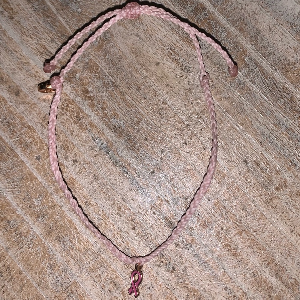PURA VIDA BREAST CANCER BRACELET!!